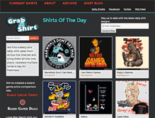 Tablet Screenshot of daily-shirts.com